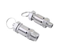 VáLvula Desviador Para Grifo Válvula De Seguridad De Alivio De Presión De Resorte Sanitario De Acero Inoxidable 304 Y 316, BSPT Macho De 1/4" Y 1/2", 0,5-2, 2-6, 6-10 Bar(1/2",BSPT_SS304_6-10 BAR)