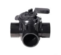 Válvula desviadora de 3 vías de repuesto de piscina de PVC de 2 pulgadas para Pentair 263028 para Jandy, kit de control de agua con mango de fibra de vidrio de alto flujo para sistemas de filtro de