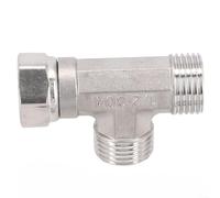 Válvula desviadora de acero inoxidable de 3 vías para baño, inodoro, bidé, rociador, cabezal de ducha, instalación de accesorios G1/2