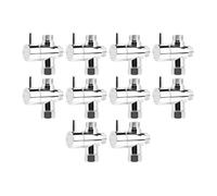 Válvula desviadora de cabezal de ducha de 3 vías G1/2, adaptador de interruptor de tres funciones, conector for grifo, accesorios de baño for hotel y hogar(10PCS)