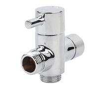 Válvula desviadora de Cabezal de Ducha de Latón G1/2 de 3 Vías Válvula Desviadora de Brazo de Ducha de Núcleo de Válvula de Cerámica Divisor de Brazo de Ducha para Cabezal de Ducha de Mano y Cabezal