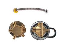 Válvula desviadora de ducha de 2 piezas, 2/3/4/5 vías, conector de grifo roscado G1/2 pulgadas, cartucho de cerámica, mezclador de doble mango, perfecto para mejoras de baño