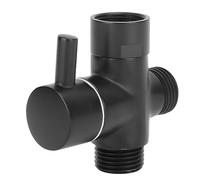 Válvula desviadora de ducha de 3 vías, desviadora de brazo de ducha G1/2, controlador de agua de cobre sólido para cabezal de ducha fijo y de mano, pieza de repuesto para de