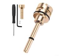Válvula desviadora de ducha de latón RP71718 de 3 vías a prueba de fugas | Construcción de latón macizo de 43 pulgadas, incluye llave de destornillador, mango extendido, soporta tres accesorios de