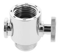 Válvula Desviadora de Ducha G1/2 de ABS Plata, Instalación sin | Manguera y Salida de Brazo, Uso Versátil en Baño y Jardín, Ajuste Práctico para Reemplazo
