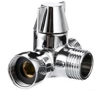 Válvula desviadora de latón de 3 vías de entrada de 12 pulgadas, interruptor giratorio de flujo de agua personalizable para sistema de ducha, montaje de rosca galvanizada, dirección de flujo ajustable