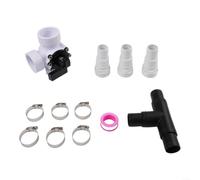Válvula desviadora de piscina de 3 vías de 1.5 pulgadas, ajuste deslizante para configuración de bypass de filtro de arena con óxido para plástico a prueba de óxido