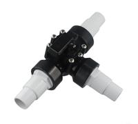Válvula desviadora de piscina de 3 vías para instalación de kit de derivación solar, interruptor de flujo de agua ajustable de 1.5 pulgadas