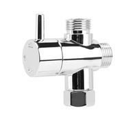 VáLvula Desviadora Ducha Adaptador de válvula de 1/2" for grifo de 3 vías, divisor de agua for ducha de baño, desviador y boquilla rociadora.