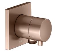 Válvula desviadora empotrada KEUCO IXMO para 3 consumidores con maneta confort, con cierre, roseta redonda, 59549371001, Color: Negro Mate