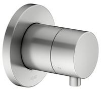 Válvula desviadora empotrada KEUCO IXMO para 3 consumidores con maneta confort, sin cierre, roseta redonda, 59548211001, Color: acabado en acero inoxidable