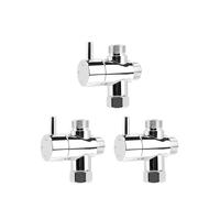 Válvula desviadora para cabezal de ducha, Válvula desviadora de ducha, interruptor de 3 vías, 5 piezas, adaptador de grifo for cabezal de ducha(3pcs)