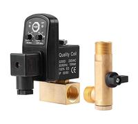 Válvula Drenaje Compresor + Akozon V¨¢Lvula De Drenaje G1/2 Dn15 V¨¢Lvula De Drenaje Temporizada Electr¨®Nica Autom¨¢Tica Para La Gesti¨®N De Condensado Del Compresor De Aire(Ac230V)