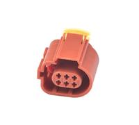 Válvula EGR 6 Pin Auto Dirección Engranaje Booster EGR Válvula Desecho Enchufe Conector Sensor Posición Acelerador Pigtail 284716-3 284717-3 Para VW AGR-Ventil(Female)
