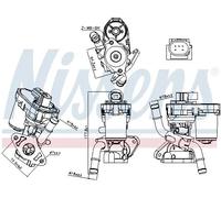 NISSENS 98165 Válvula EGR