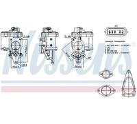 NISSENS 98272 Válvula EGR