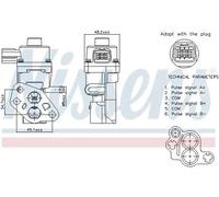 Válvula EGR AGR eléctrico 98341 NISSENS para VW SEAT