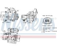 NISSENS 98387 Válvula EGR
