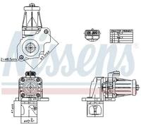 NISSENS 98405 Válvula EGR