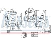 NISSENS 98514 Válvula EGR