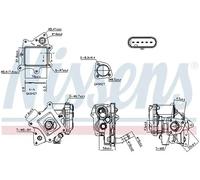NISSENS 98524 Válvula EGR