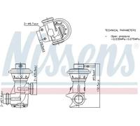 NISSENS Válvula EGR para FIAT: Ducato & CITROËN: Jumper, Relay & PEUGEOT: Boxer (Ref: 98496)