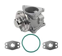 Válvula EGR AKWH 038129637D / 038131501F / 038131501AF, Metal, Válvula de recirculación de gases de escape, 2 puertos, Válvula de automóvil