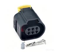 Válvula EGR Conector Bomba Dirección Asistida Automática 6 Pines Conector Válvula EGR Coche Enchufe Arnés Cables 284717-3 284716-3 284716-6 284716-4 284717-4 AGR-Ventil(Black with Pins)