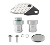 Válvula EGR Kit Kit Reparación Y Reemplazo Enfriador Válvulas Para M47N2 M57N2 E46 E90 E60 E61 E83 Para X5 E70 Para X6 E71 Para X3 E83/E83N(Plata)