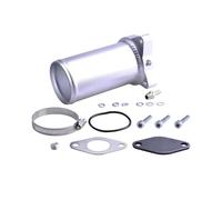 Valvula EGR Motor Para VW Para Beetle PARA Golf MK4 Para Jetta PARA Bora 1.9TDI PD150 PD130 PD160 50/57/63MM Reemplazo Tubería Aluminio 1.9TDI PD75 PD90 PD100(63MM Silver)