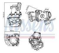Válvula EGR NISSENS 98188