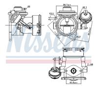 Válvula EGR NISSENS 98297