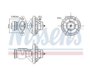 Válvula EGR NISSENS 98390
