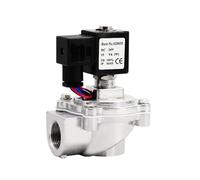 Válvula electromagnética de pulso de ángulo recto DMF-Z-25 DMF-Z-20, solenoide, polvo, DN20 DN25, CA 220 V, CC 24 V(DMF-Z-20,220V)