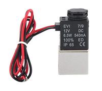 Válvula Electromagnética Normalmente Abierta 2/2 Vías, Aleación de Aluminio, Duradera y Estable, para Flujo de Agua y Aire, Automatización Industrial, Control de Fluidos