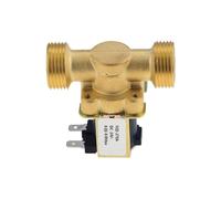 Válvula electromagnética solenoide eléctrica de latón, normalmente cerrada, for control de agua, 3/4” 1/2” DC 24V AC 220V DC12V(1/2",AC 220V)