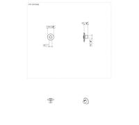 Válvula empotrada Dornbracht META, cierre a la derecha 3/4, 36608660-26, Color: Oro claro