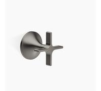 Válvula empotrada Dornbracht VAIA, cierre a la derecha 3/4, maneta en cruz, 36608809-99, Color: Platino oscuro mate