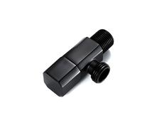 Válvula Esquina Negro 1/2 x 3/8 Pulgadas Eckregulierventil Latón Válvula Baño