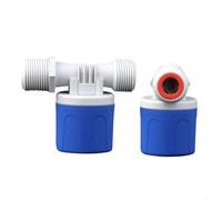 Válvula flotante automática con filtro, válvula de llenado de agua de rosca externa de 3/4 pulgadas, para tanques, barriles, cisternas, grifo de cierre a prueba de óxido, cierre de agua compacto