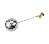 Válvula flotante de acero inoxidable, sensor de agua de latón de rosca macho de 3/4 pulgadas con bola 304, control de nivel automático para tanque de agua, torre, calentador, vapor de arroz, longitud