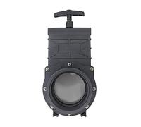 Válvula guillotina PVC encolar para coche RV piscina valvula drenaje agua camper auto compuerta ID 40 50 63 75 90 110mm (Diámetro interno 75mm)