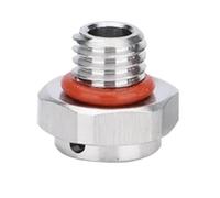 Válvula impermeable y transpirable Tornillo de válvula de ventilación de aire de acero inoxidable 304, enchufe metálico impermeable M5 M6 M8 M10 M12(M10X1.5)