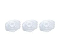 Válvula Incorporada de Diseño de Pétalos de Silicona Escudos de Tetina, 3 Piezas con Cajas de Almacenamiento para Tetinas de Lactancia Recién Nacida o Invertida