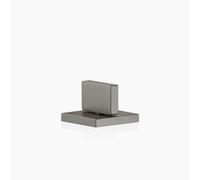 Válvula lateral MEM de Dornbracht, cierre a la derecha, en frío, con textura de golpe de martillo, 20004782-99, Color: Platino oscuro mate