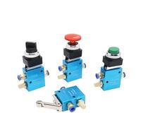 Válvula mecánica neumática de 1/4", 2 posiciones y 3 vías, JM-05, JM-06, JM-06A, JM-07, válvula manual control aire, JM322(Jm-06,10mm fitting)