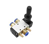 Válvula mecánica neumática de tracción 4H210-08 Válvula de control accionada por palanca manual, 1/4", 2 posiciones, 5 puertos, con silenciador y selección de conexión rápida(4H210-08 w PC4-02)