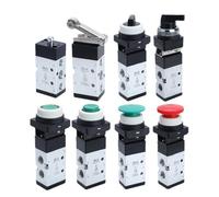 Válvula mecánica neumática MV322 MV522R/PB/EB/TB, 2 posiciones, 5 vías, interruptor de aire manual, botón pulsador momentáneo(MV522PP)