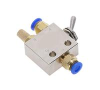 Válvula mecánica TAC2-31V 1/8 "PT rosca 2 posiciones palanca de palanca de 3 vías válvula de conmutación neumática de aire(6MM)