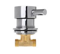 VáLvula Mezcladora de Agua FríA y Caliente G1/2 Pulgadas, Mezclador TermostáTico, Grifo de 2 Entradas y 1 Salida para Cuarto de Ducha